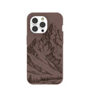 Chocolate Brown Silent Summit iPhone 14 Pro Case