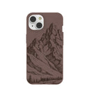 Chocolate Brown Silent Summit iPhone 14 Case