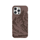 Chocolate Brown Silent Summit iPhone 15 Pro Max Case