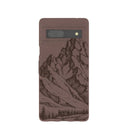 Chocolate Brown Silent Summit Google Pixel 7a Case