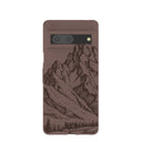 Chocolate Brown Silent Summit Google Pixel 7 Case