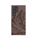 Chocolate Brown Silent Summit Samsung Galaxy S24 Ultra Case