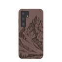 Chocolate Brown Silent Summit Samsung Galaxy S24 Case