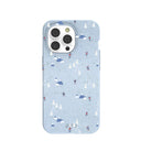 Powder Blue Ski Pass iPhone 14 Pro Case