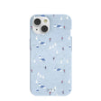 Powder Blue Ski Pass iPhone 14 Case