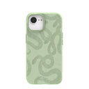 Sage Green Snaky iPhone 16e/17e Case