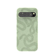 Sage Green Snaky Google Pixel 9 Pro XL Case