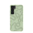 Sage Green Snaky Samsung Galaxy S25+(Plus) Case