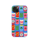 Electric Blue Soup Stories iPhone 13 Case