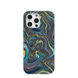 Black Space Waves iPhone 16 Pro Max Case