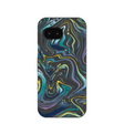 Black Space Waves Google Pixel 9a Case