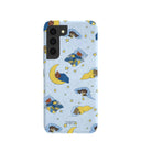 Powder Blue Starlight Sleep Samsung Galaxy S22 Case