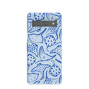 Powder Blue Stingray Fever Google Pixel 7a Case