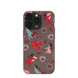 Chocolate Brown Strawberry Cupid iPhone 13 Pro Case