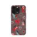 Chocolate Brown Strawberry Cupid iPhone 13 Pro Case