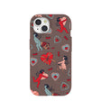 Chocolate Brown Strawberry Cupid iPhone 15 Case