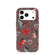 Chocolate Brown Strawberry Cupid iPhone 17 Pro Case