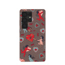 Chocolate Brown Strawberry Cupid Samsung Galaxy S25 Ultra Case