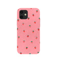 Bubblegum Pink Summer Berries iPhone 12/ iPhone 12 Pro Case