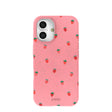 Bubblegum Pink Summer Berries iPhone 16 Case