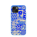 Electric Blue Summer Blues iPhone 13 Mini Case