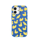 Electric Blue Sunny Ducklings iPhone 17 Case