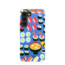 Electric Blue Sushi Night Samsung Galaxy S22 Case