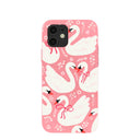 Bubblegum Pink Swan Garden iPhone 12/ iPhone 12 Pro Case