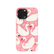Bubblegum Pink Swan Garden iPhone 13 Pro Max Case