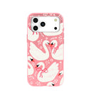 Bubblegum Pink Swan Garden iPhone 17 Pro Max Case