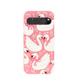 Bubblegum Pink Swan Garden Google Pixel 9 Pro XL Case