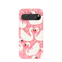 Bubblegum Pink Swan Garden Google Pixel 9/9 Pro Case