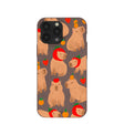 Chocolate Brown Sweet Capybaras iPhone 13 Pro Max Case
