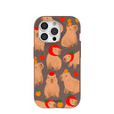 Chocolate Brown Sweet Capybaras iPhone 15 Pro Case