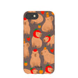 Chocolate Brown Sweet Capybaras iPhone 6/6s/7/8/SE Case