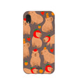 Chocolate Brown Sweet Capybaras iPhone XR Case
