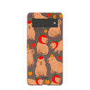 Chocolate Brown Sweet Capybaras Google Pixel 6 Case