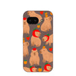 Chocolate Brown Sweet Capybaras Google Pixel 9a Case