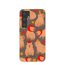 Chocolate Brown Sweet Capybaras Samsung Galaxy S24+(Plus) Case