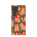 Chocolate Brown Sweet Capybaras Samsung Galaxy S24 Ultra Case