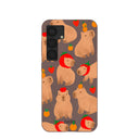 Chocolate Brown Sweet Capybaras Samsung Galaxy S25 Case