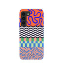 Electric Blue Tangerine Mix Samsung Galaxy S22 Case