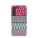 Electric Blue Tangerine Mix Samsung Galaxy S23+(Plus) Case