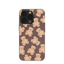 Chocolate Brown Teddy Love iPhone 13 Pro Case