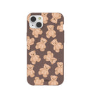 Chocolate Brown Teddy Love iPhone 14 Plus Case
