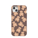 Chocolate Brown Teddy Love iPhone 15 Plus Case
