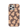 Chocolate Brown Teddy Love iPhone 15 Pro Max Case