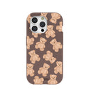 Chocolate Brown Teddy Love iPhone 15 Pro Case
