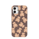 Chocolate Brown Teddy Love iPhone 16 Plus Case