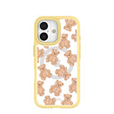 Clear Teddy Love iPhone 17 Case With Sunbeam Ridge (MagSafe included)